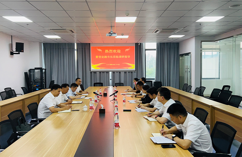 夏堅定副市長調(diào)研企業(yè)職工增技增收工作